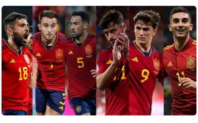 Tây Ban Nha và Anh trẻ trung và sung sức