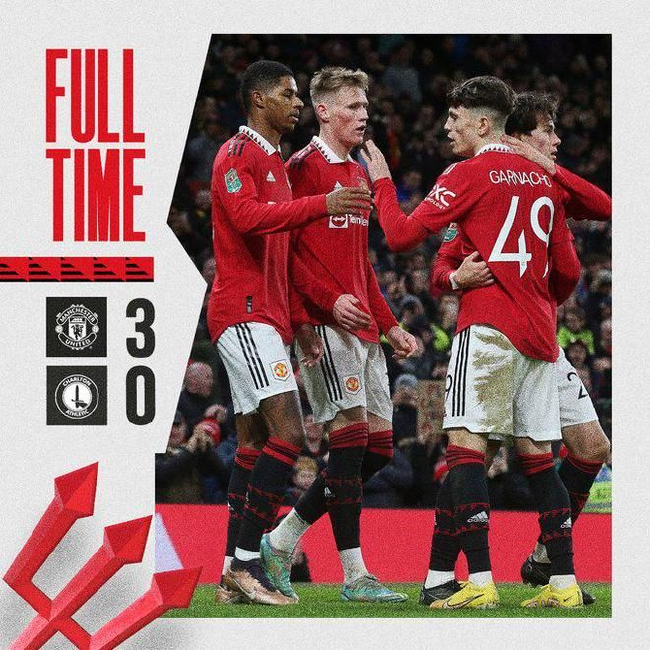 Kubet: League Cup-Rashford Anthony ghi bàn Manchester United 3-0 Charlton