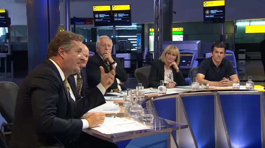 BBC Câu hỏi Thời gian có Margaret Curran, Piers Morgan và Joey Barton (Ảnh: Kubet)
